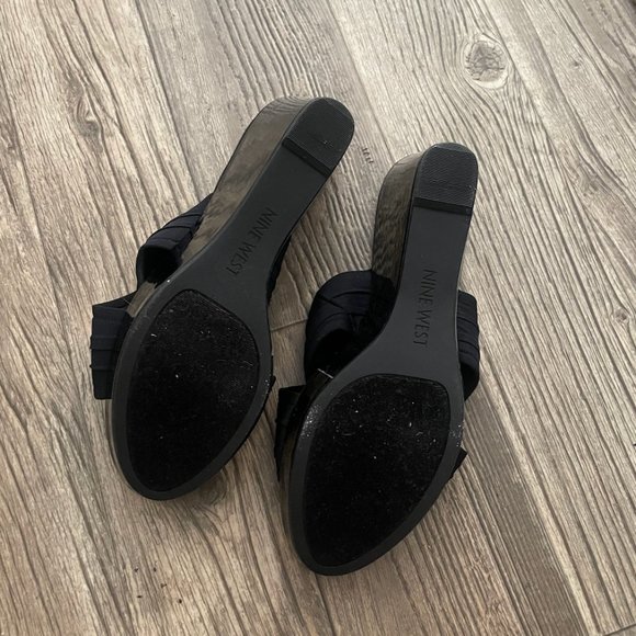 ⭐️ Block Classy Chic Party Elegant Business Casual Work Wedge Boho Heel Sandals - Picture 6 of 6